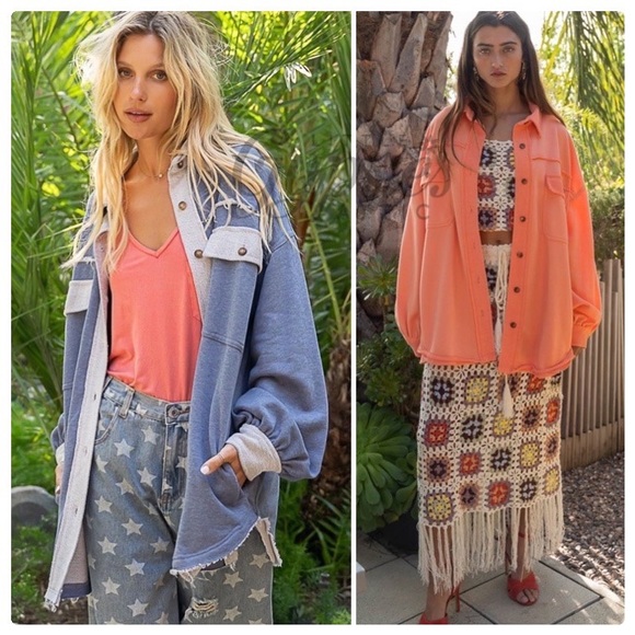 POL Punch Pink Summer Night Shacket - Picture 7 of 15